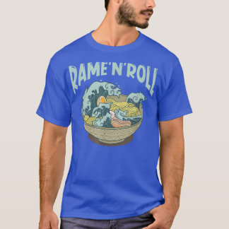 Ramen Japan Kawaii Noodle Bowl Pun Kanagawa Wave96 T Shirt