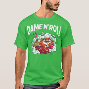 Ramen Japan Kawaii Noodle Bowl Pun Tiger Premium T Shirt