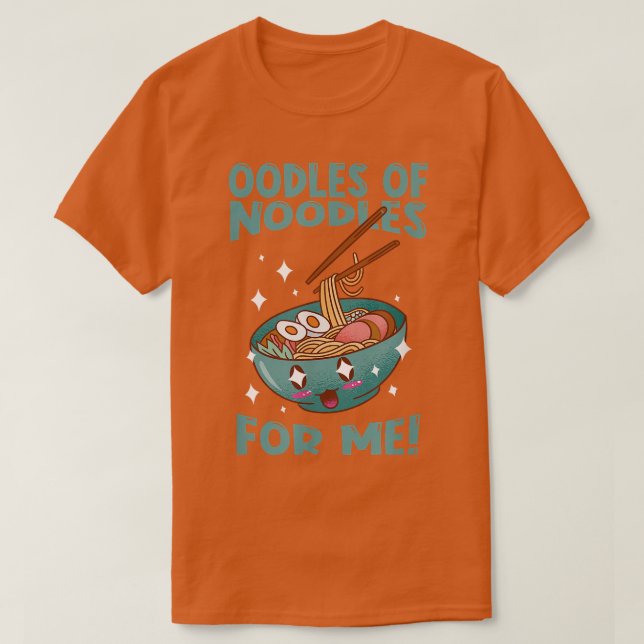 Ramen Japan Kawaii Noodle Bowl  T Shirt (Design framsida)
