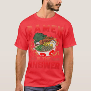 Ramen Japansk Anime Tee Food Älskare Cute Funny188