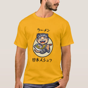 Ramen Japansk Chef T Shirt