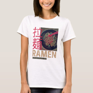 Ramen Japansk Noodle Anime Vintage T Shirt