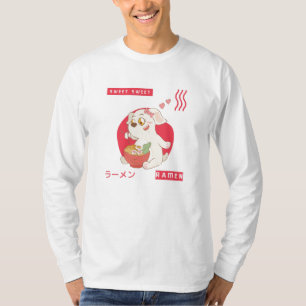 Ramen Japansk Noodles Sweet Hund Eats Ramen T Shirt