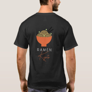 Ramen/japansk restaurang Svart Modern Affär T Shirt