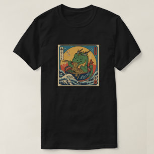 Ramen Japansk Rolig Kawaii bebisdrake Anime T Shirt