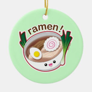 Ramen! Julgransprydnad Keramik