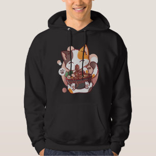 Ramen Katt Anime Skål Kawaii Neko Japansk Hoodie