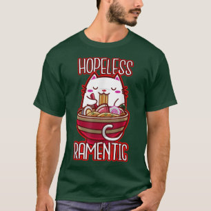 Ramen Katt Kawaii Anime Japansk Söt  T Shirt