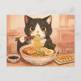 Ramen Katt vykort