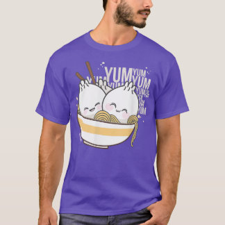 Ramen Kawaii Bao Dim Sum Yum Yum Anime Älskare  T Shirt