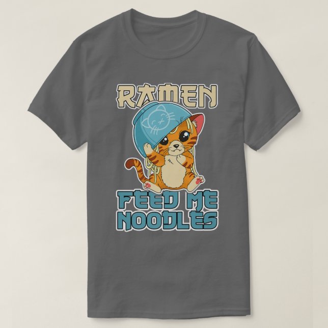 Ramen Kawaii Cat1917 T Shirt (Design framsida)