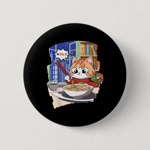 Ramen Kawaii Cat Anime Knapp