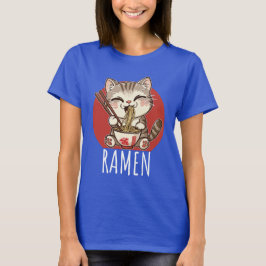 Ramen Kawaii Japan Anime Manga Cat T Shirt