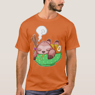 Ramen Kawaii Sloth Anime Otaku Japanska Noodels193 T Shirt