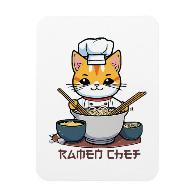 Ramen-kock Magnet (Vertikal)