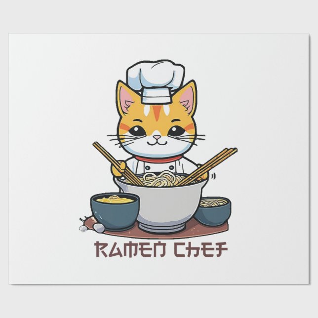 Ramen-kock Presentpapper (Platt)