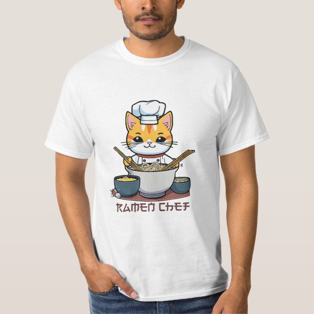 Ramen-kock T Shirt (Framsida)