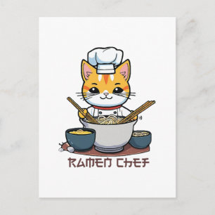Ramen-kock Vykort