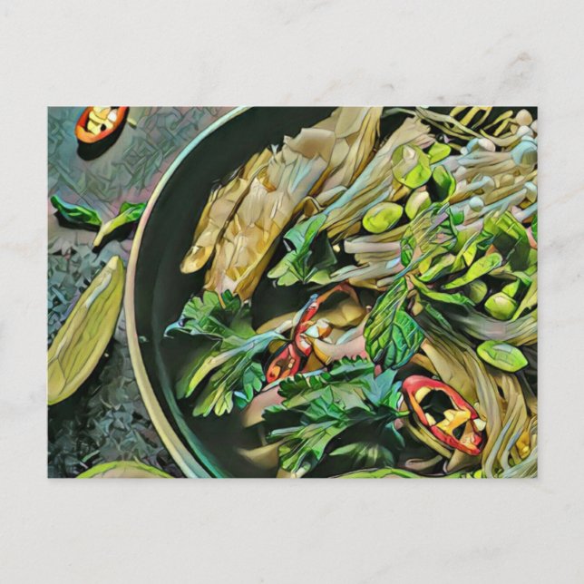 Ramen-konst Vykort (Framsida)