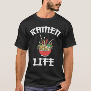 Ramen Life Funny Ramen Anime presenterar Manar Wom T Shirt