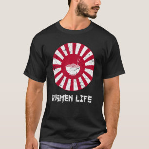 Ramen Life Japansk Noodles Älskare Vintage Retro S T Shirt