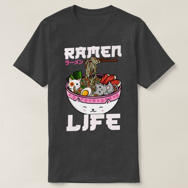 Ramen Life Japansk Soppa 1 T Shirt (Design framsida)
