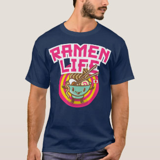 Ramen Life Kawaii Anime Japansk  T Shirt