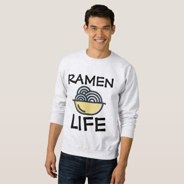 RAMEN-LIV T-SHIRTAR LÅNG ÄRMAD TRÖJA (Hel framsida)