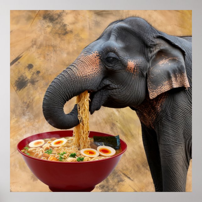 Ramen-Loving Giant Poster (Framsidan)