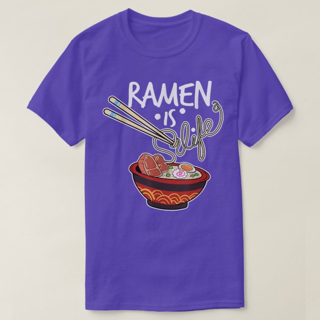 Ramen Manga Bubble Tea Gift T Shirt (Design framsida)