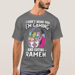 Ramen Merch for Gamersjapanese Noodlesammens Anime T Shirt