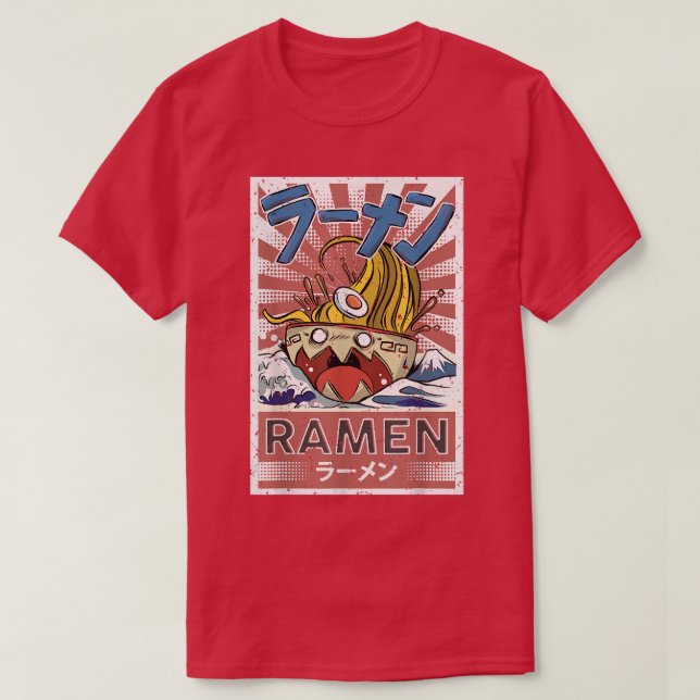 Ramen Monster Bowl1398 T Shirt (Design framsida)