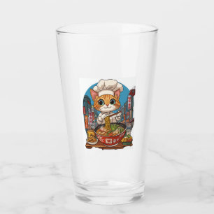 Ramen Neko � Rolig katt kock Anime mat Glaskopp