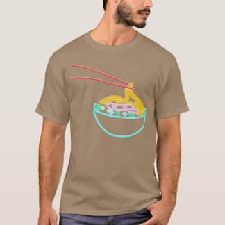 Ramen Noodle Bowl Chopstick Retro2023 T Shirt