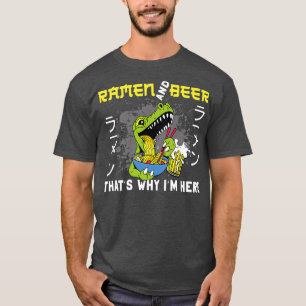 Ramen Noodle Bowl Kärlek japansk Kawaii Crokodile  T Shirt
