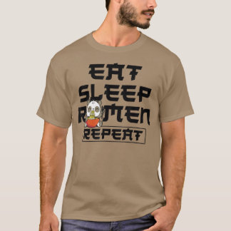 Ramen Noodle Bowl Kärlek japansk Kawaii Panda Eat T Shirt