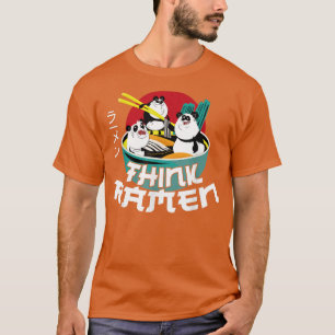 Ramen Noodle Bowl Kärlek Japansk Kawaii Panda Tänk T Shirt