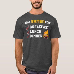 Ramen Noodle Bowl Kärlek japanska Kawaii I Eat Ram T Shirt
