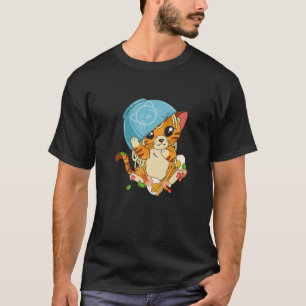 Ramen Noodle Bowl på chef för japanska Kawaii Anim T Shirt