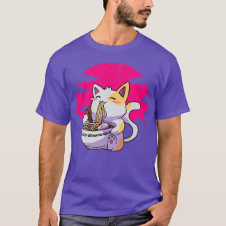 Ramen Noodle Cat Kattunge Kitten Kattdjur Manar Wo T Shirt