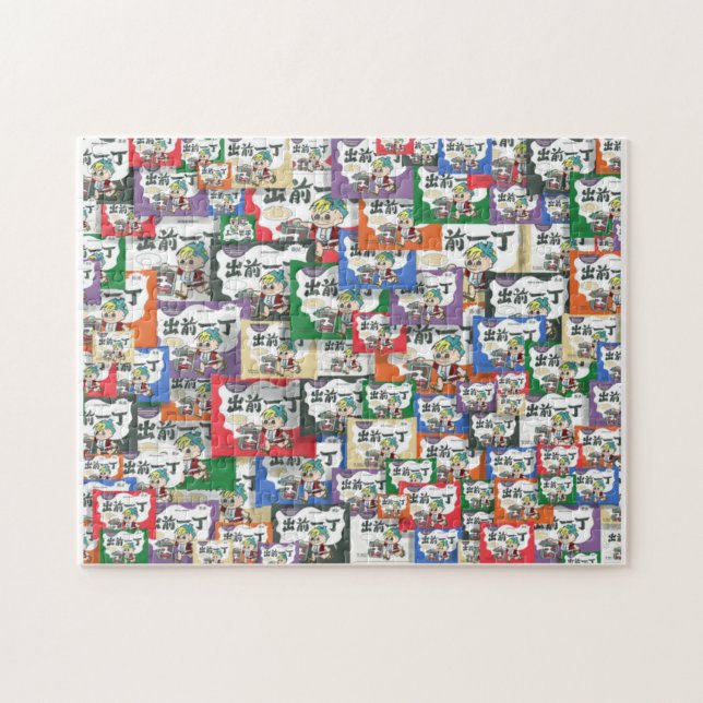 Ramen Noodle Jigszle Puzzle Pussel (Horisontell)