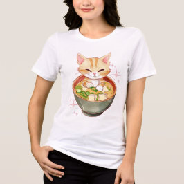 Ramen Noodle Kattunge T Shirt