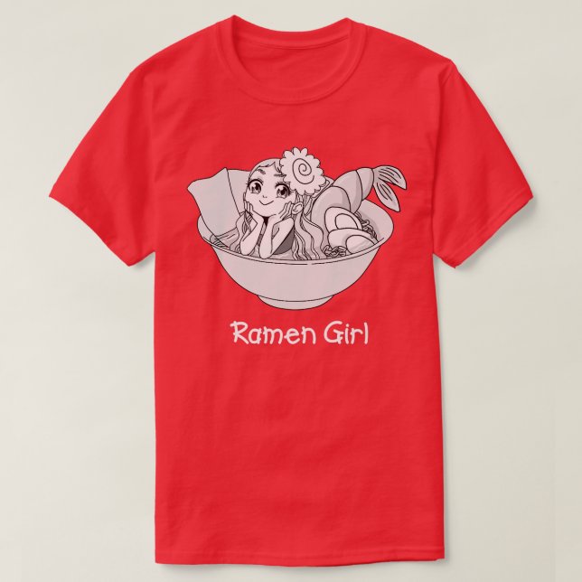 Ramen Noodle Soppa japansk gåva 2517 T Shirt (Design framsida)