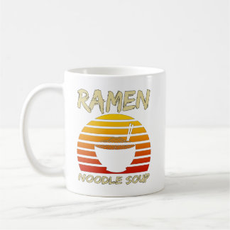 Ramen Noodle Soppa Kawaii japansk Noodles-Vintage Kaffemugg