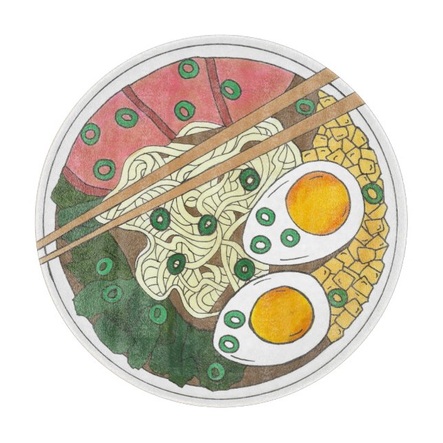 Ramen Noodles Bowl Japanska Food Restaurant Foodie (Framsidan)