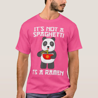 Ramen Noodles Bowl med chopsticks och panda för sk T Shirt