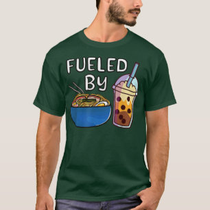 Ramen Noodles Bubble Tea Tapioca Mjölk Kawaii Boba T Shirt