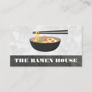 Ramen Noodles Chopstick Visitkort