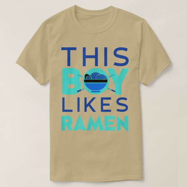 Ramen Noodles Ironic säger att japansk livsmedelsk T Shirt (Design framsida)