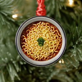 Ramen Noodles Julgransprydnad Metall